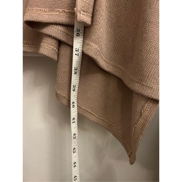 Maitai open front 3/4 sleeve long cardigan 2X / 3X made in USA Lagenlook Neutral - Picture 8 of 9